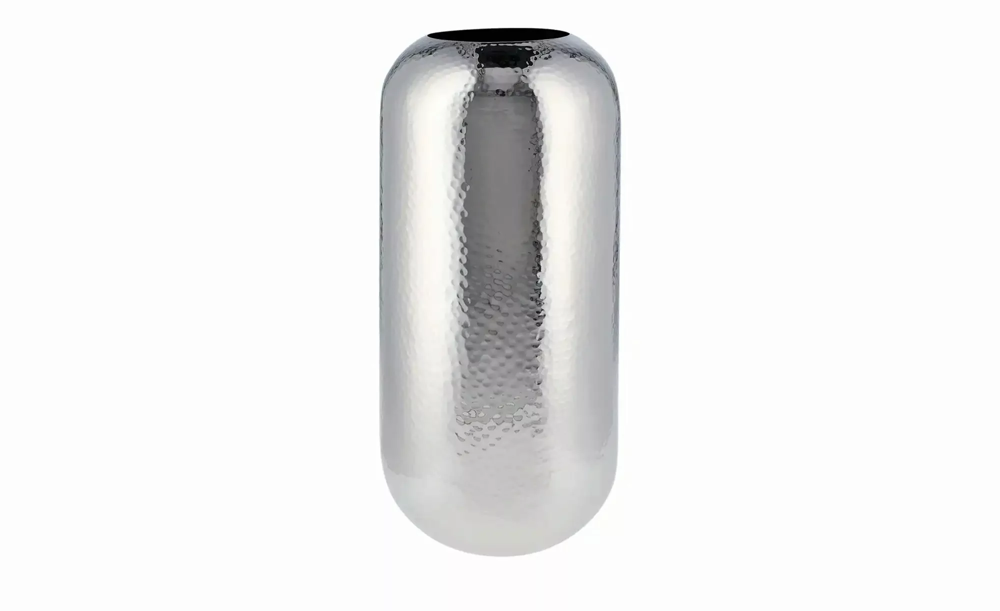 Vase   ¦ silber ¦ Stahl ¦ Maße (cm): H: 40  Ø: 20 Accessoires > Vasen - Höf günstig online kaufen