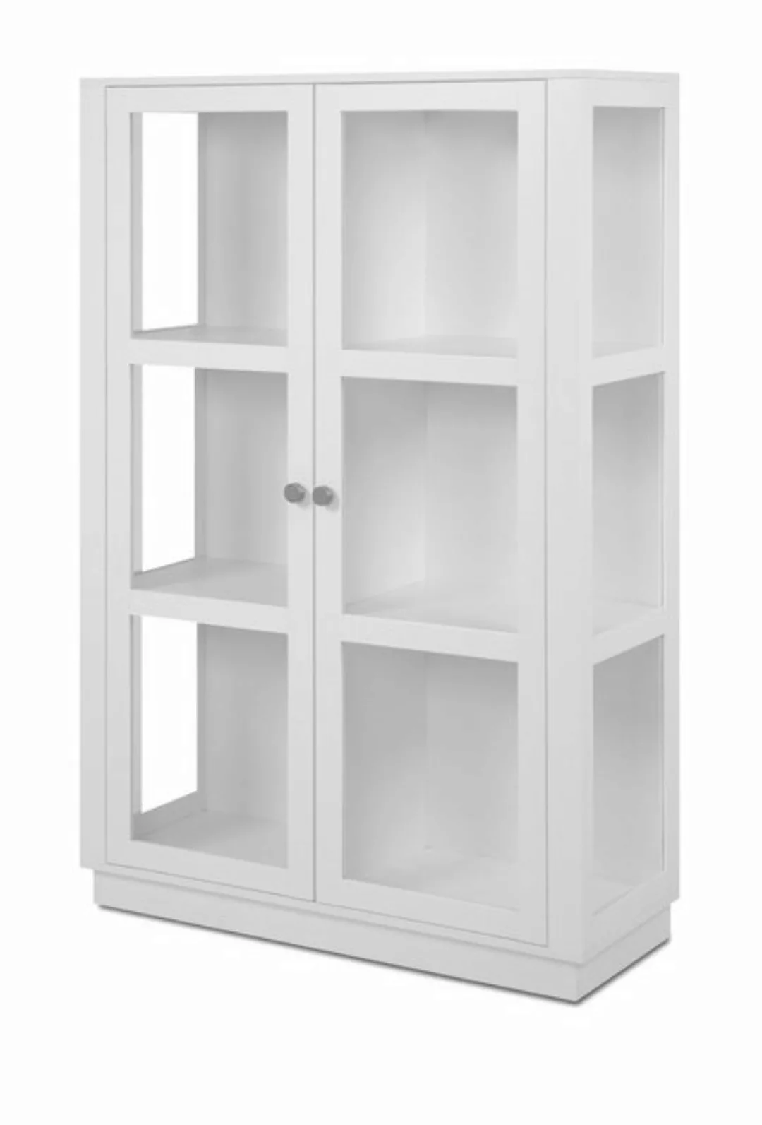 Furn.Design Glasvitrine Blanverd (Vitrine in weiß, 56 x 195 cm oder 100 x 1 günstig online kaufen