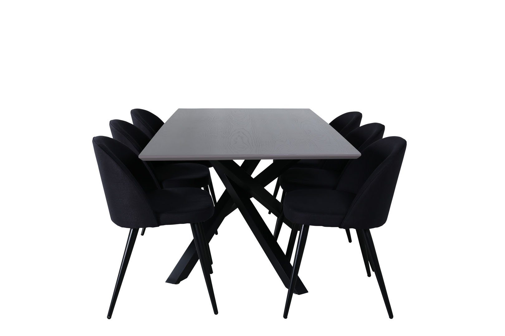 ebuy24 Essgruppe PiazzaGRBL Essgruppe Esstisch grau günstig online kaufen