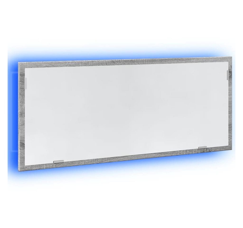 vidaXL Badezimmerspiegelschrank LED-Badspiegel Grau Sonoma 100x8,5x37 cm Ho günstig online kaufen