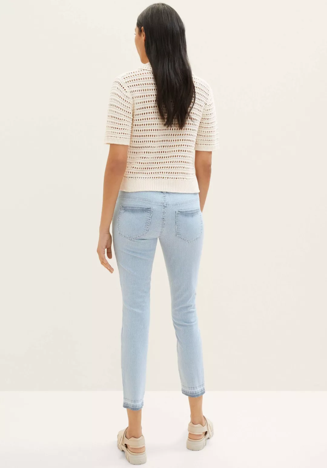 TOM TAILOR Slim-fit-Jeans Alexa in gestreifter Optik günstig online kaufen