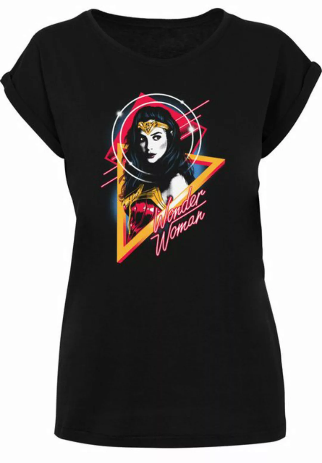 F4NT4STIC T-Shirt "DC Comics Wonder Diana 80s Triangle", Damen,Premium Merc günstig online kaufen