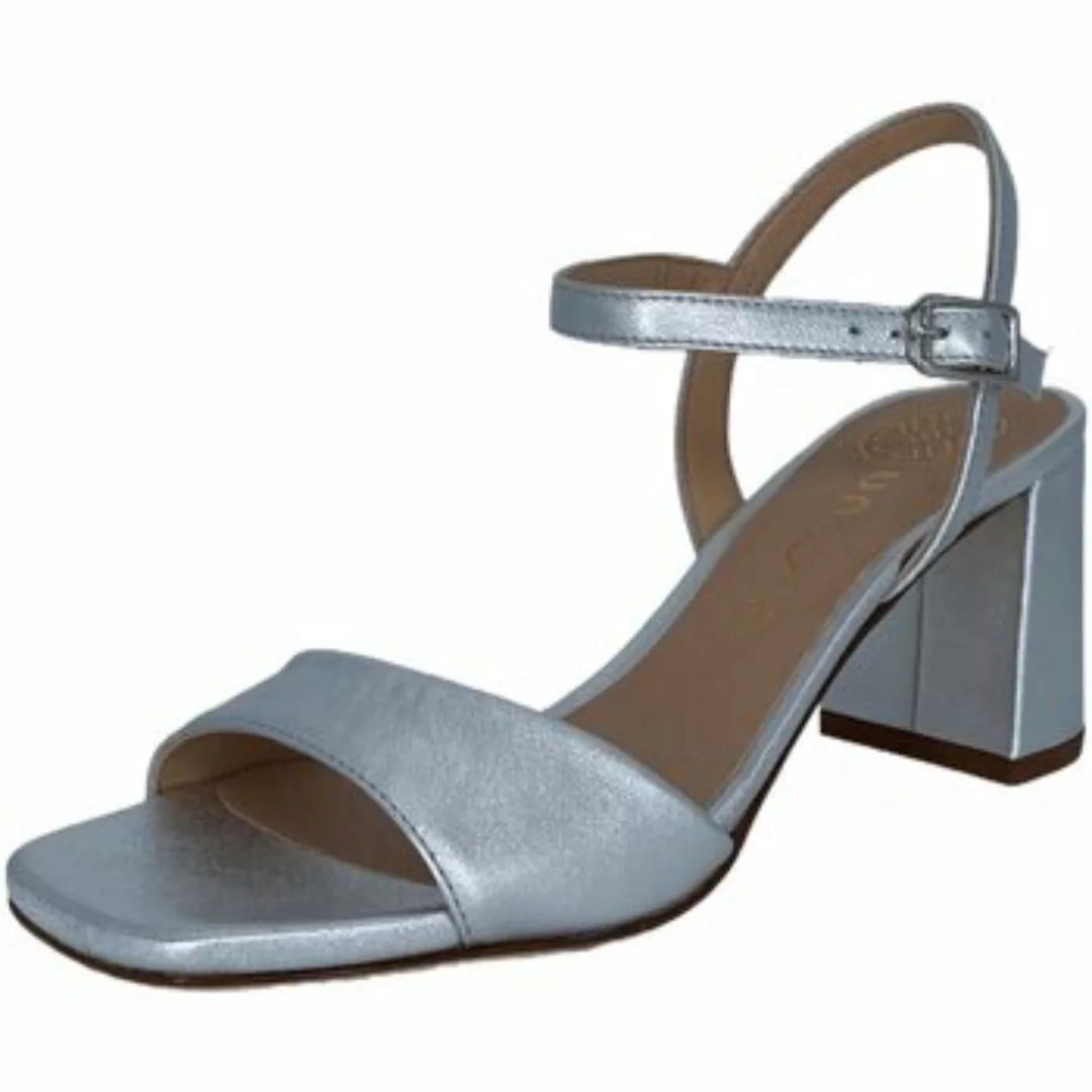 Unisa  Sandalen Sandaletten Moraty Moraty 24 LM silver Leder Moraty 24 LM günstig online kaufen