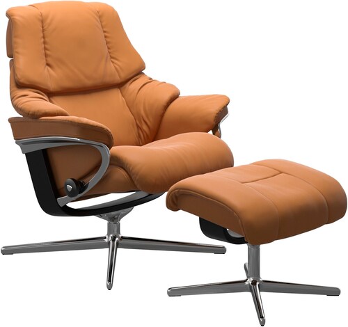 Stressless Fußhocker "Reno", mit Cross Base, Größe S, M & L, Holzakzent Sch günstig online kaufen