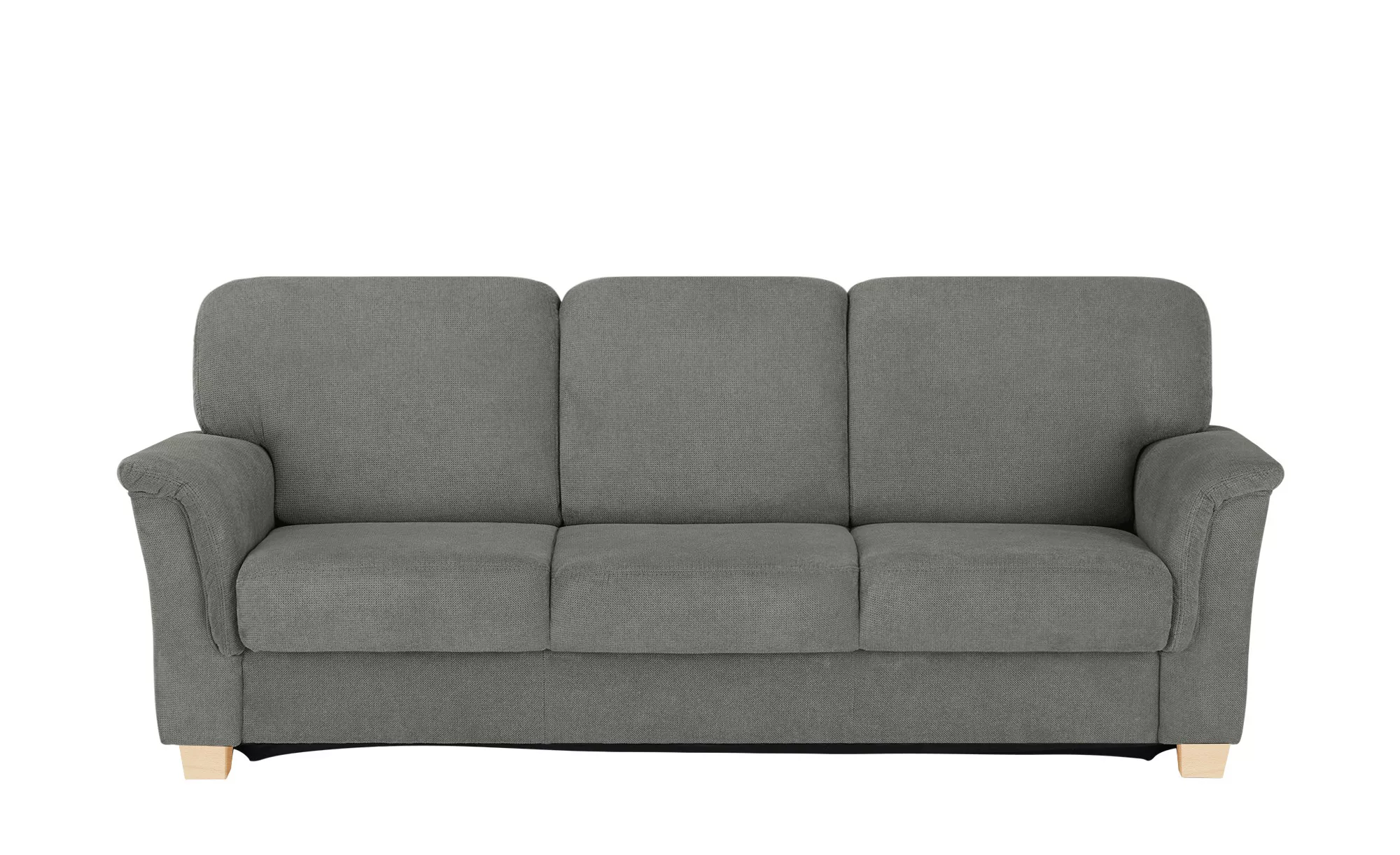 smart Sofa  Valencia - grau - 224 cm - 90 cm - 93 cm - Polstermöbel > Sofas günstig online kaufen