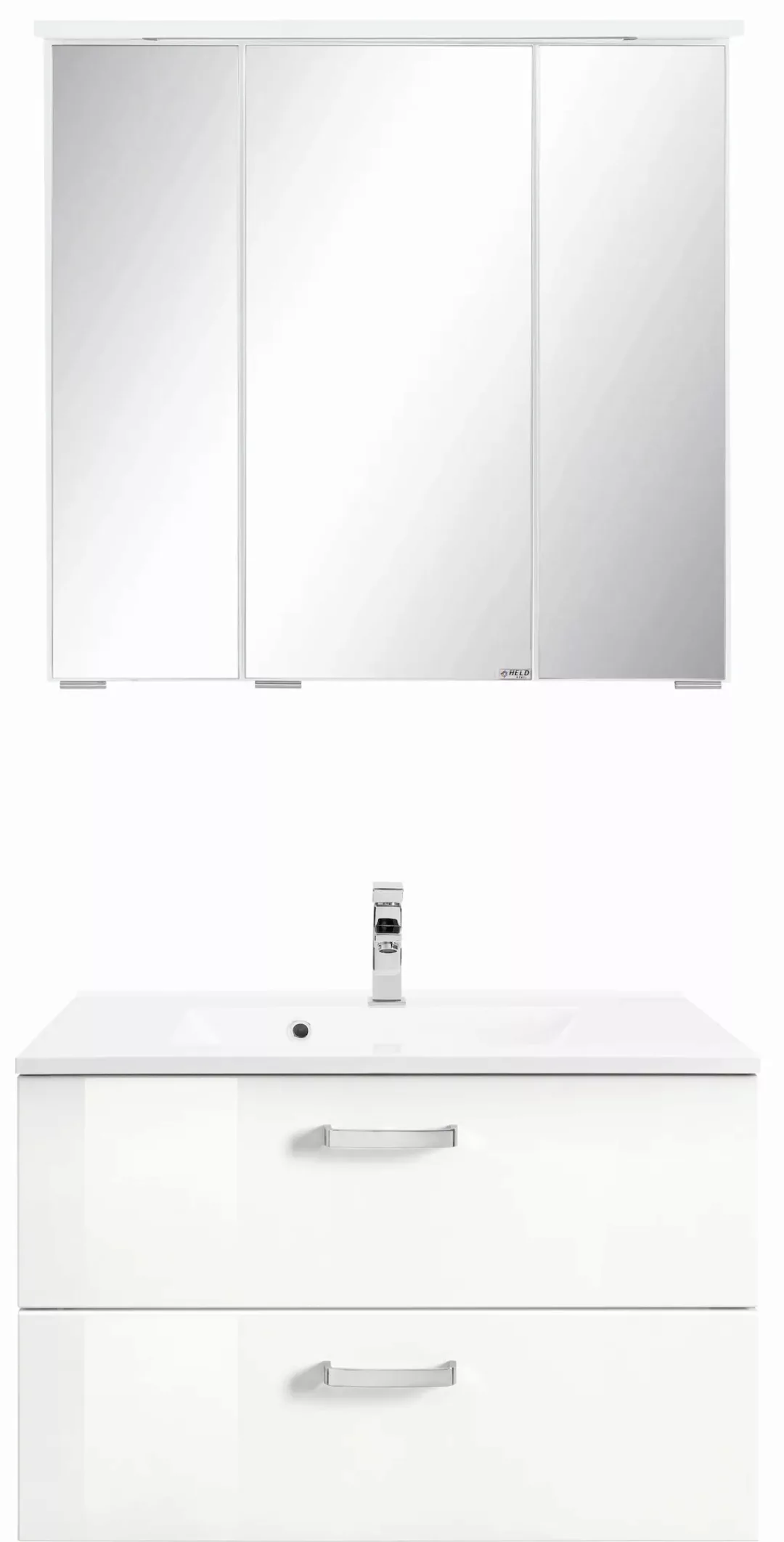 welltime Badmöbel-Set "Ravenna", (2 St.), mit Soft-Close Funktion günstig online kaufen