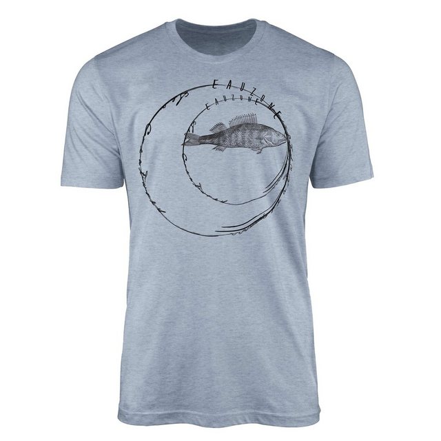 Sinus Art T-Shirt T-Shirt Tiefsee Fische - Serie: Sea Creatures, feine Stru günstig online kaufen