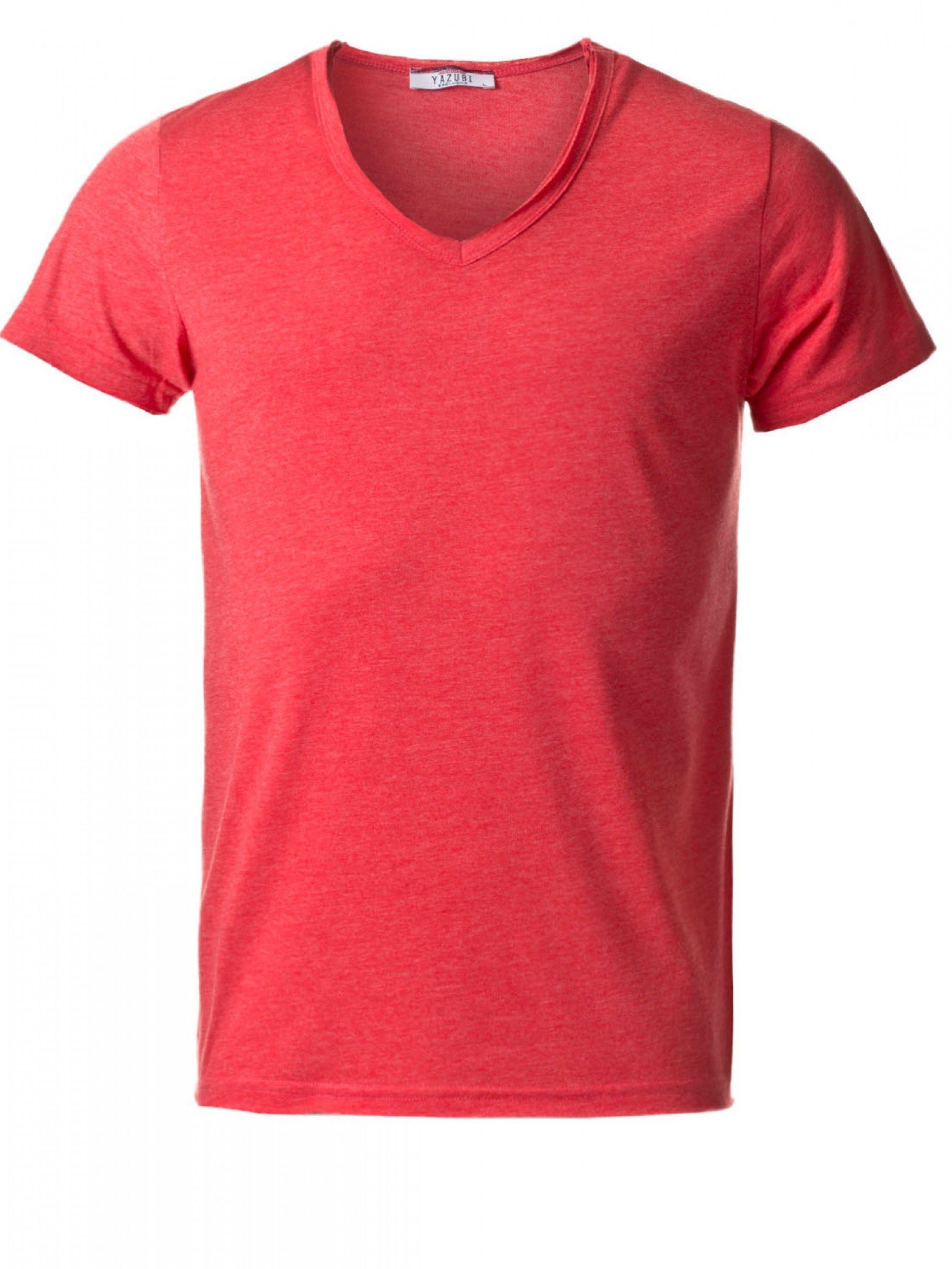 Yazubi T-Shirt Noah V-Neck Shirt bequemes günstig online kaufen
