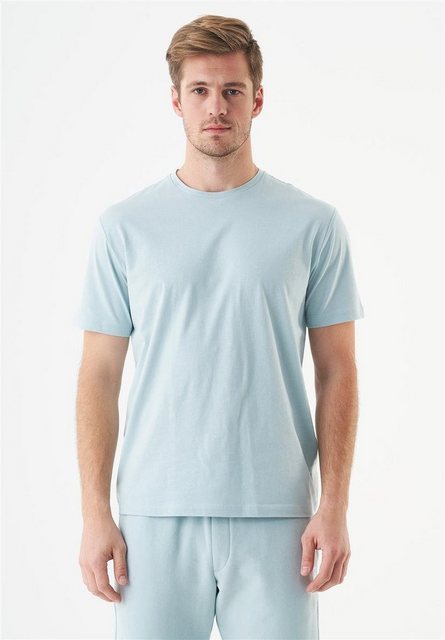 ORGANICATION T-Shirt Tillo-Unisex Basic T-Shirt in Mint Blue günstig online kaufen