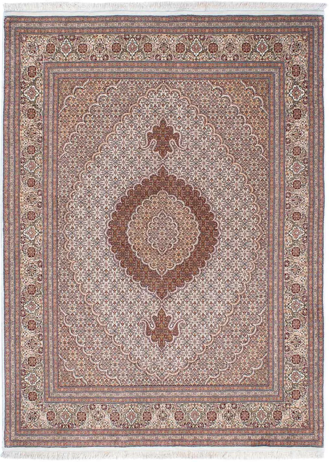 morgenland Orientteppich »Perser - Täbriz - 214 x 154 cm - hellbraun«, rech günstig online kaufen