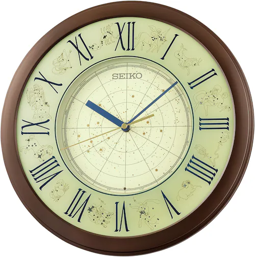 Seiko Wanduhr, Quarzuhr,leuchtendes Zifferblatt,Wohnzimmer,Küche, Esszimmer günstig online kaufen