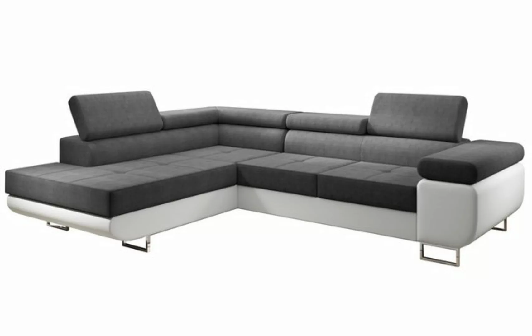 Furnix Ecksofa Zante Eckcouch L-Form Sofa mit Schlaffunktion Eco-Leder-Kusc günstig online kaufen