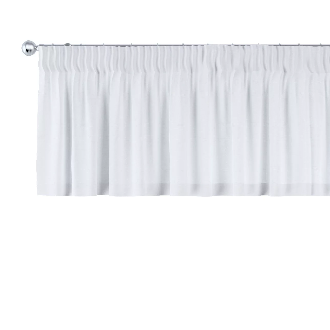 Kurzgardine mit Kräuselband, weiß, 130 x 40 cm, Loneta (133-02) günstig online kaufen