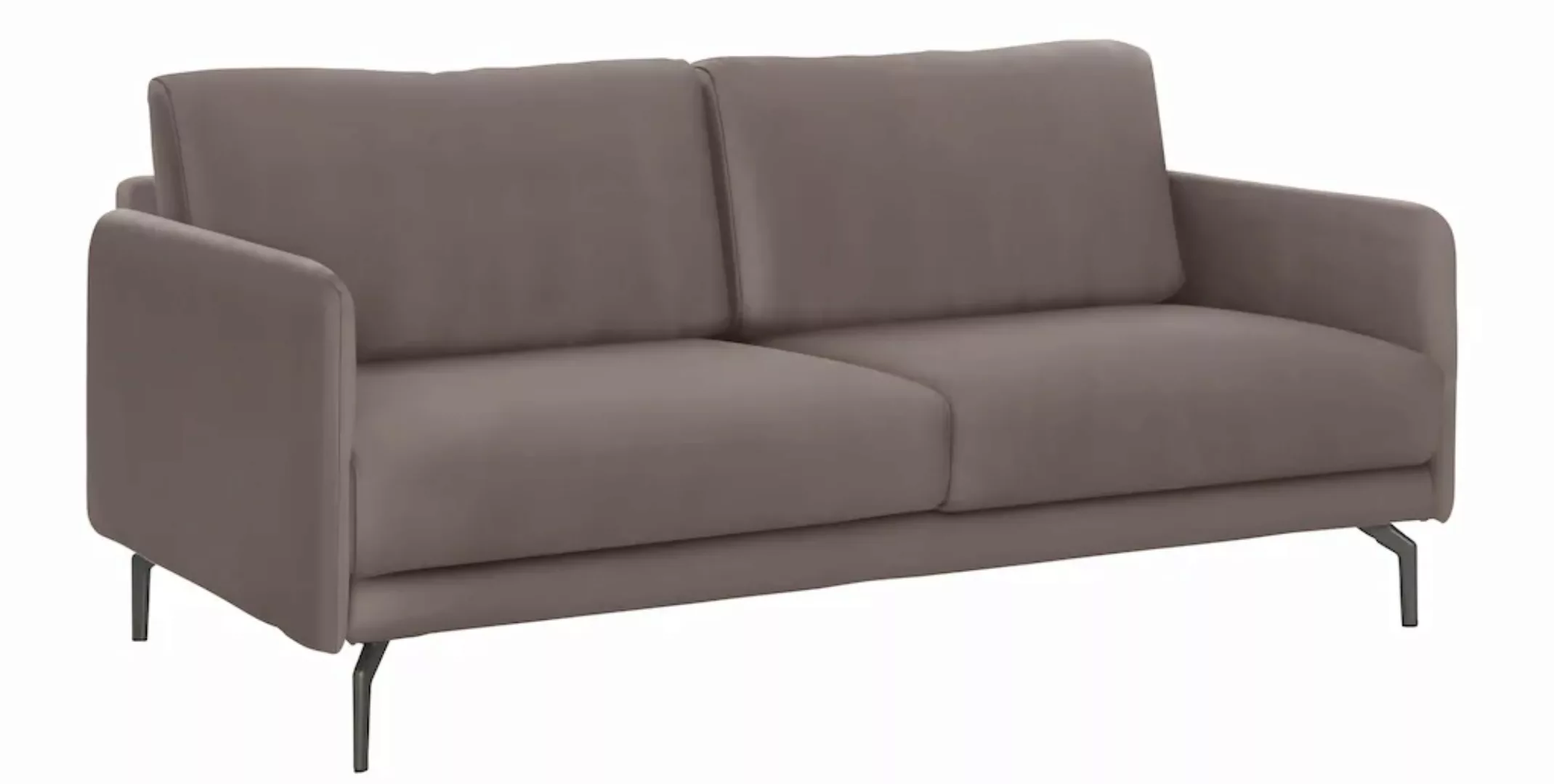 hülsta sofa 2-Sitzer "hs.450", Armlehne sehr schmal, Alugussfüße in umbragr günstig online kaufen