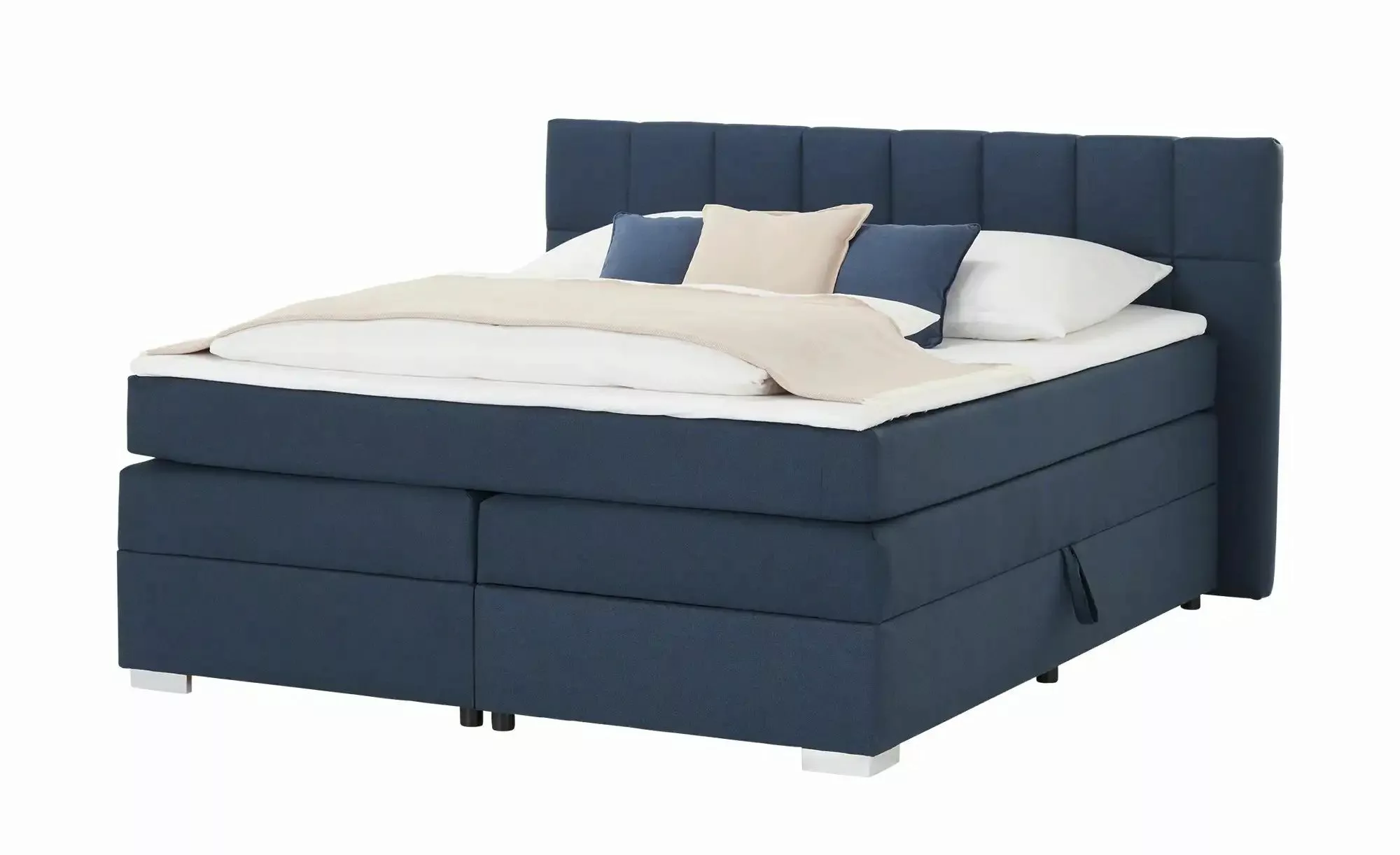 Boxspringbett  Kex 2.0 ¦ blau ¦ Maße (cm): B: 202 H: 111 Betten > Komfortbe günstig online kaufen