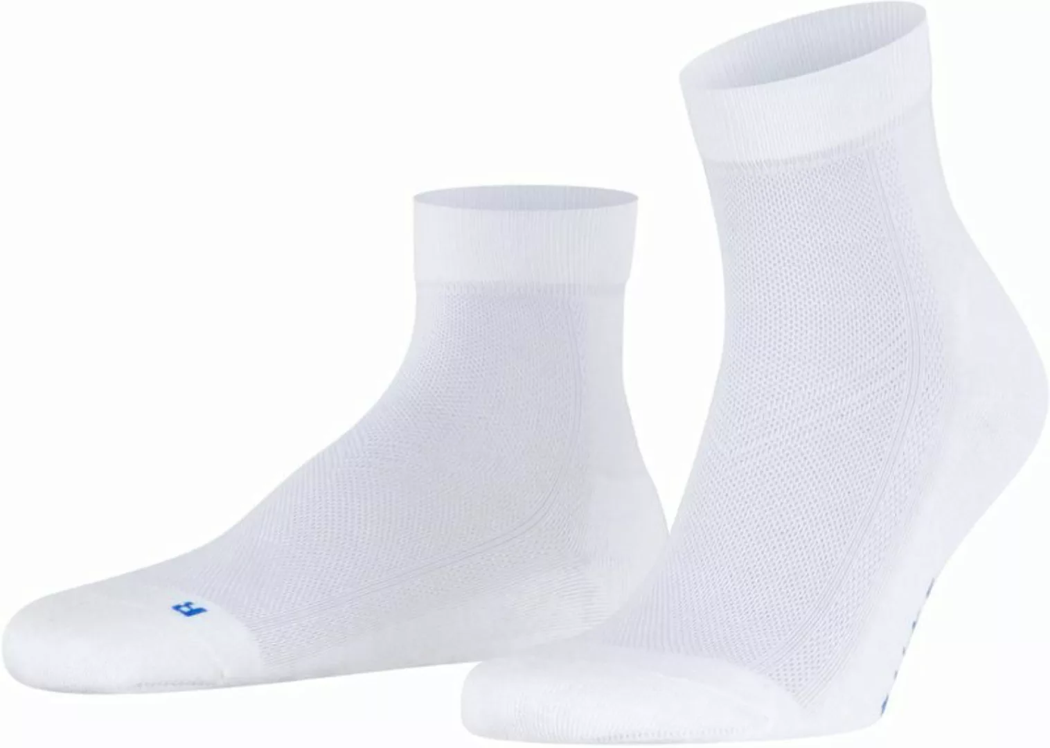 Falke Cool Kick Socke weiß Blau - Größe 44-45 günstig online kaufen