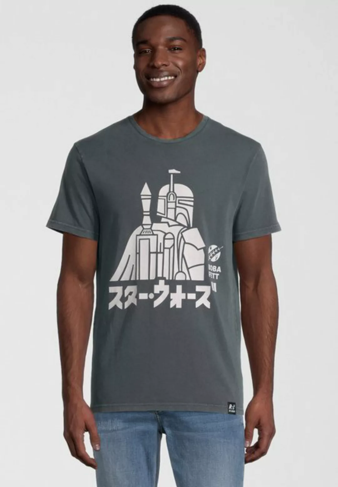 Recovered T-Shirt Star Wars Boba Fett Japanese GOTS zertifizierte Bio-Baumw günstig online kaufen