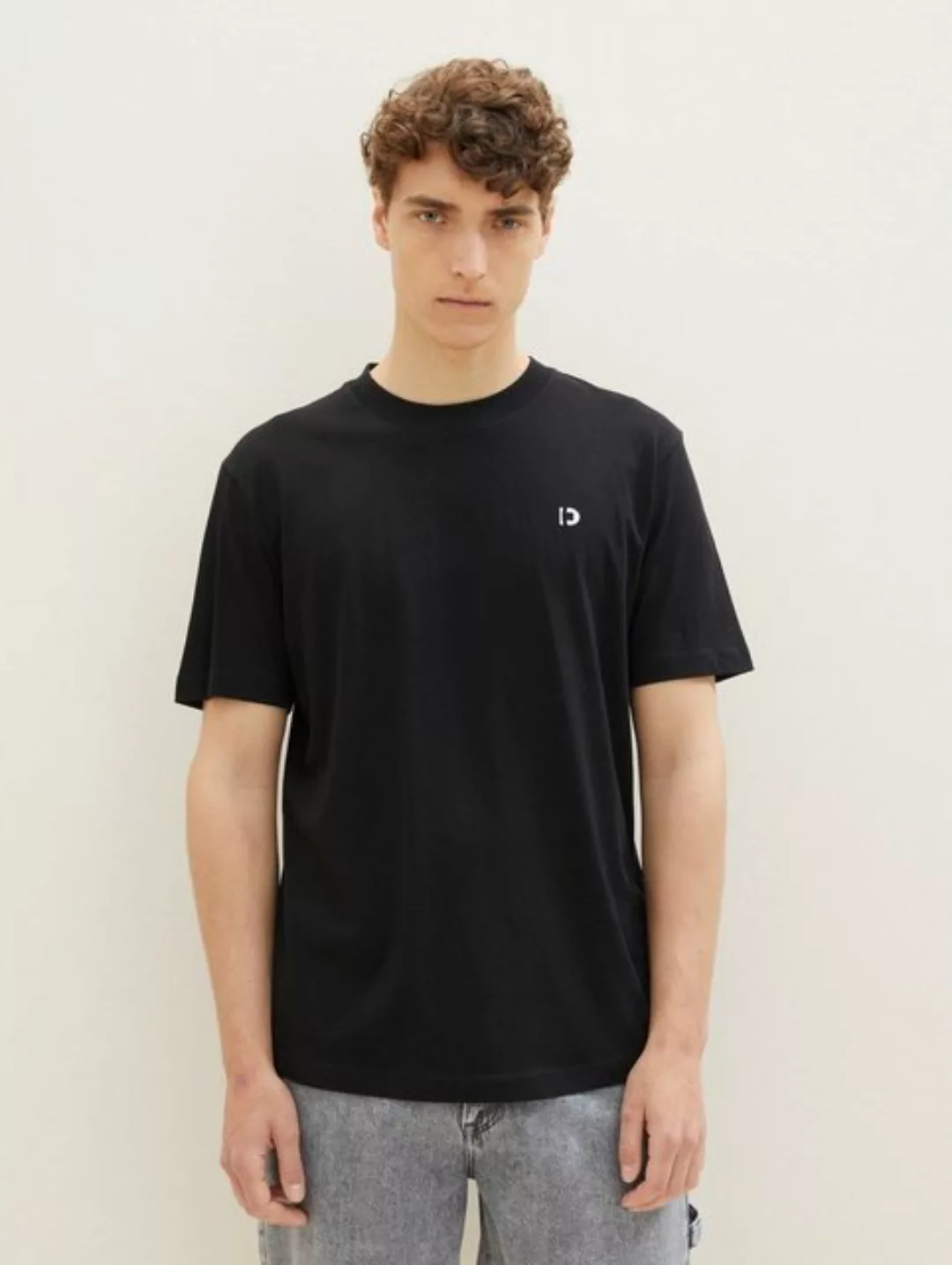 TOM TAILOR Denim T-Shirt Basic T-Shirt günstig online kaufen