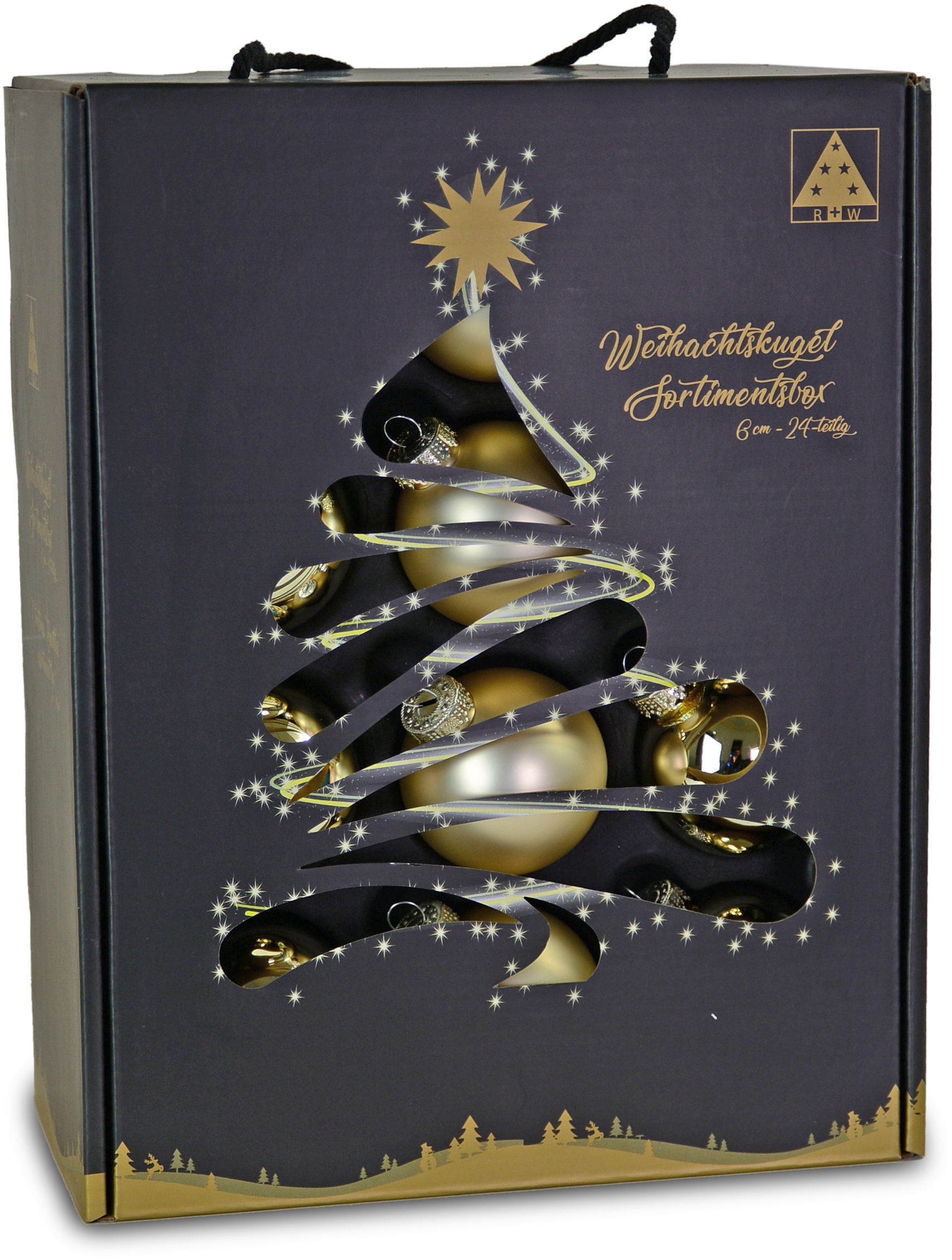 RIFFELMACHER & WEINBERGER Weihnachtsbaumkugel, (Set, 24 St.), Ø ca. 6 cm, a günstig online kaufen
