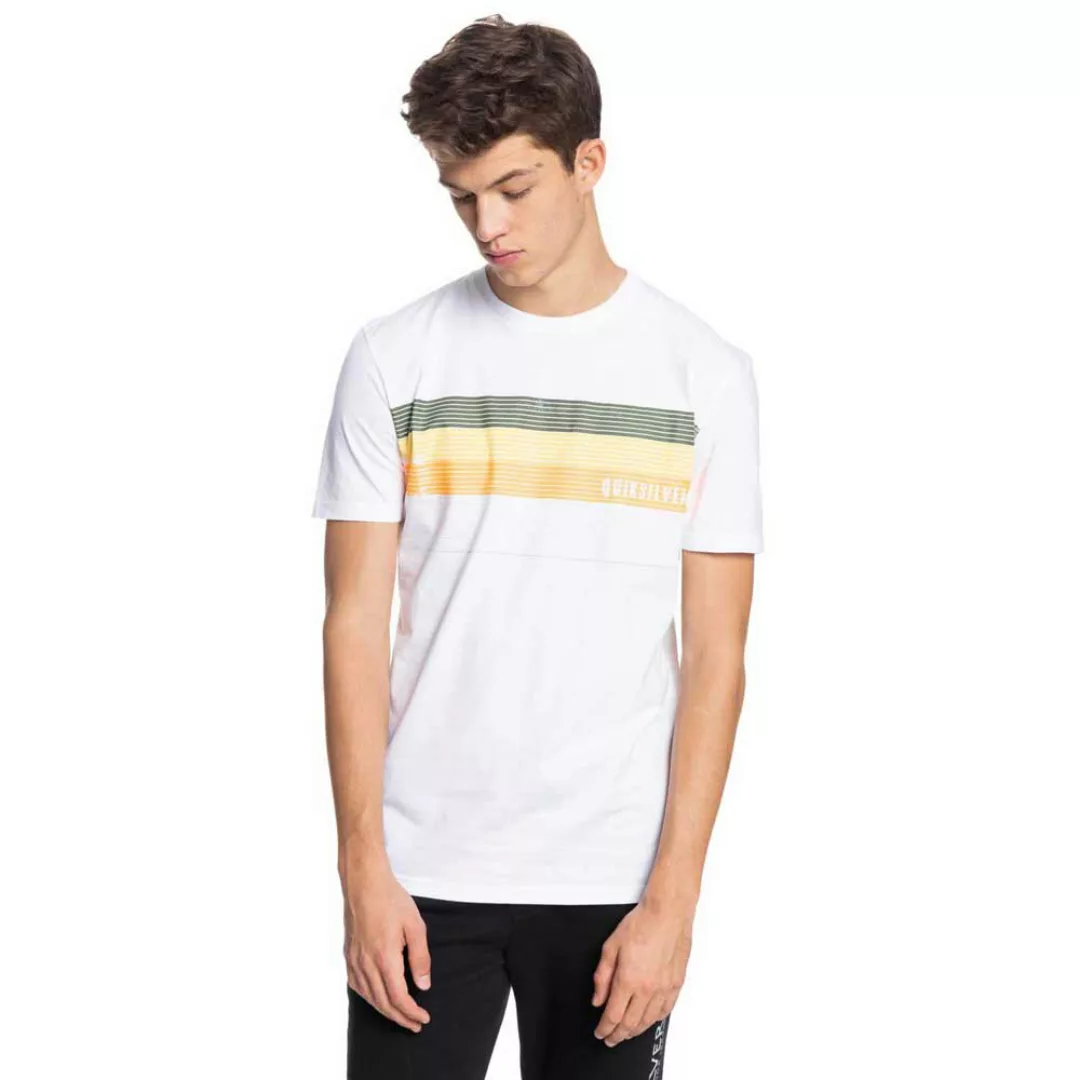 Quiksilver Edges Run Kurzärmeliges T-shirt XS White günstig online kaufen