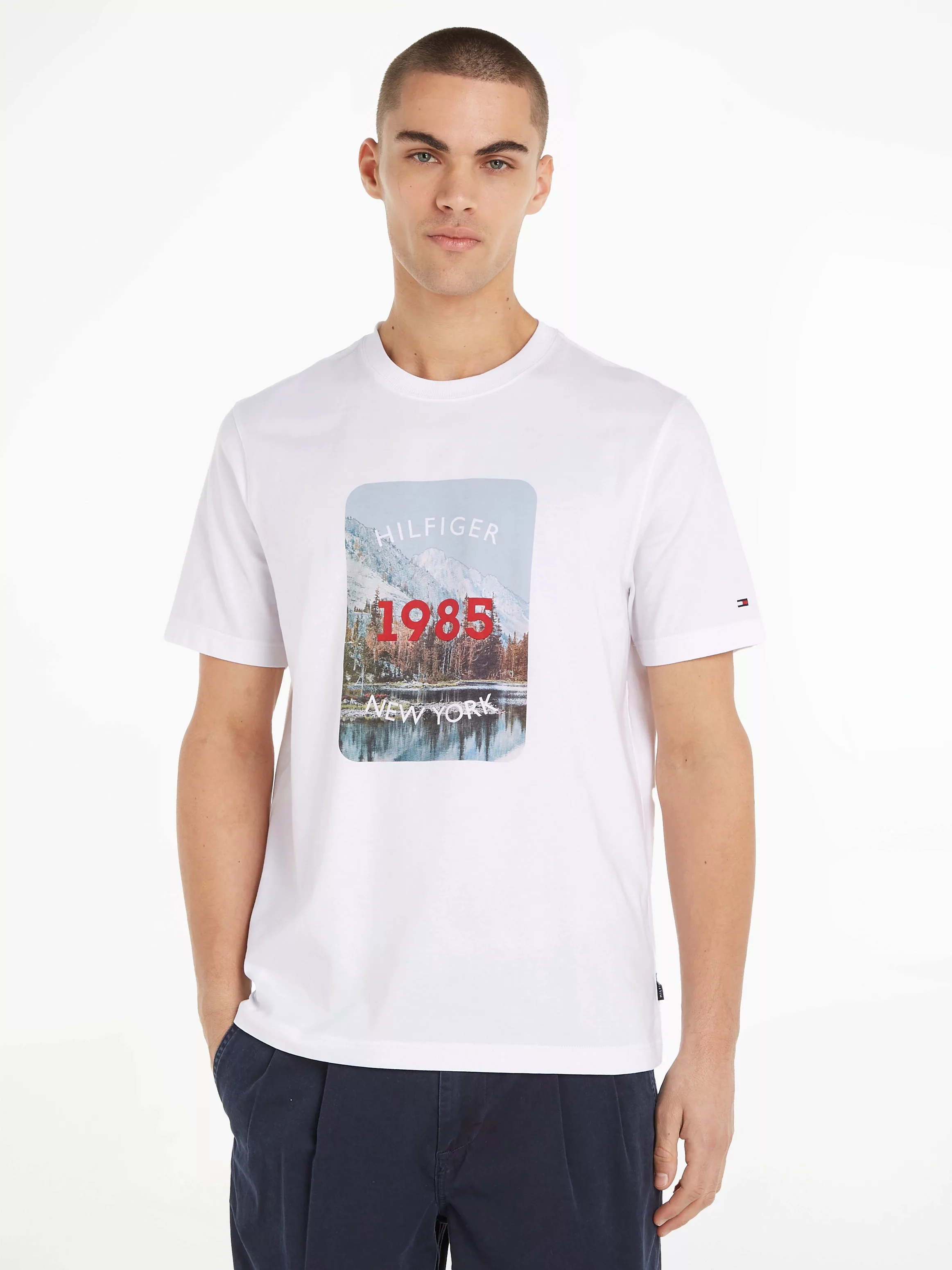 Tommy Hilfiger T-Shirt LANDSCAPE GRAPHIC TEE günstig online kaufen