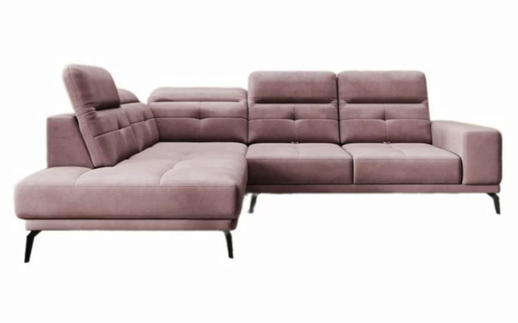 Luxusbetten24 Sofa Designer Sofa Isabella, mit verstellbarer Kopf- und Rück günstig online kaufen