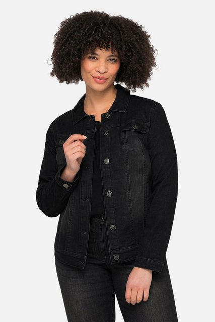 Angel of Style Jeansjacke Jeansjacke Frieda Wascheffekte Hemdkragen Langarm günstig online kaufen