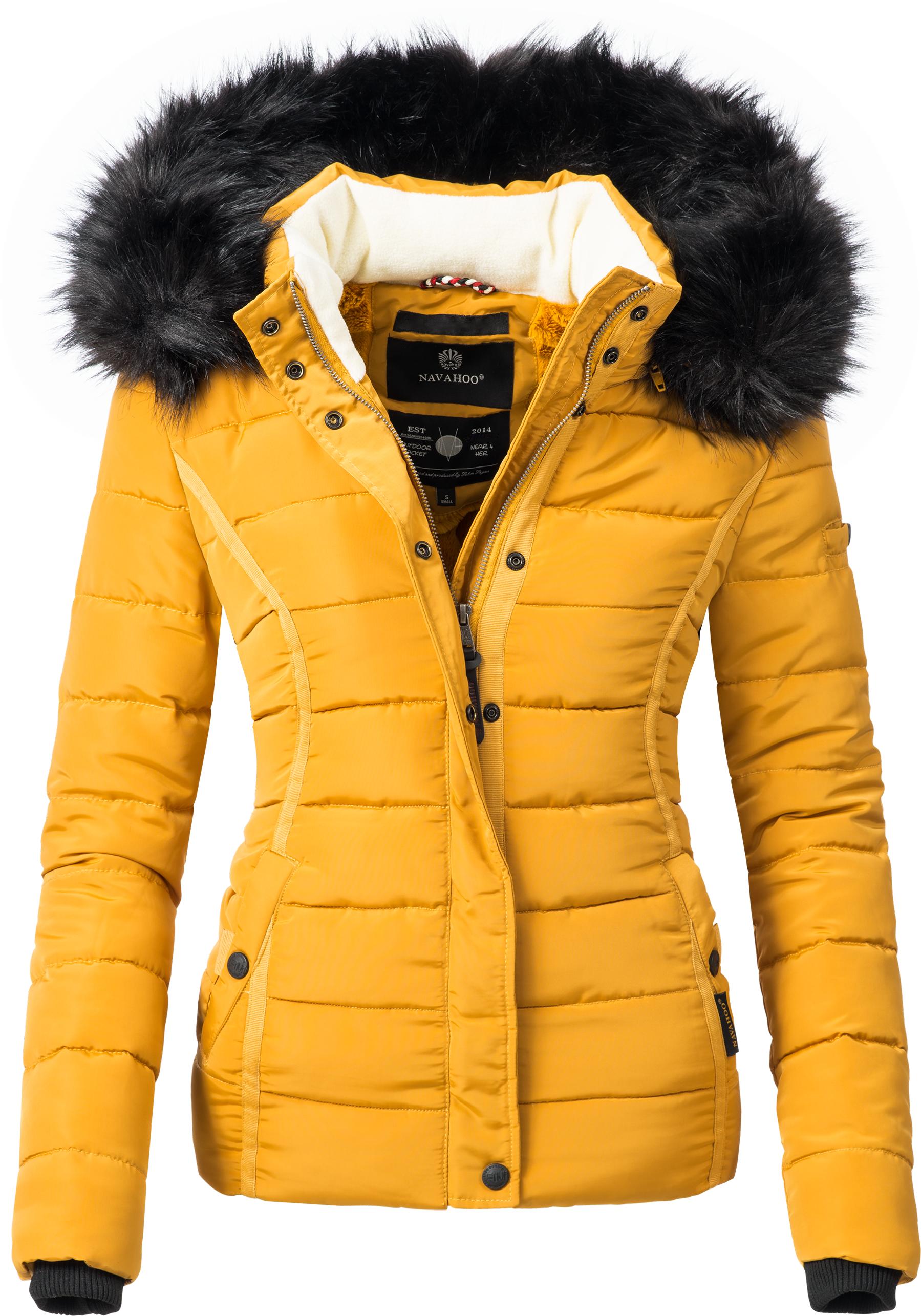 Navahoo Steppjacke "Miamor", mit Kapuze, hochwertige Winterjacke m. volumin günstig online kaufen