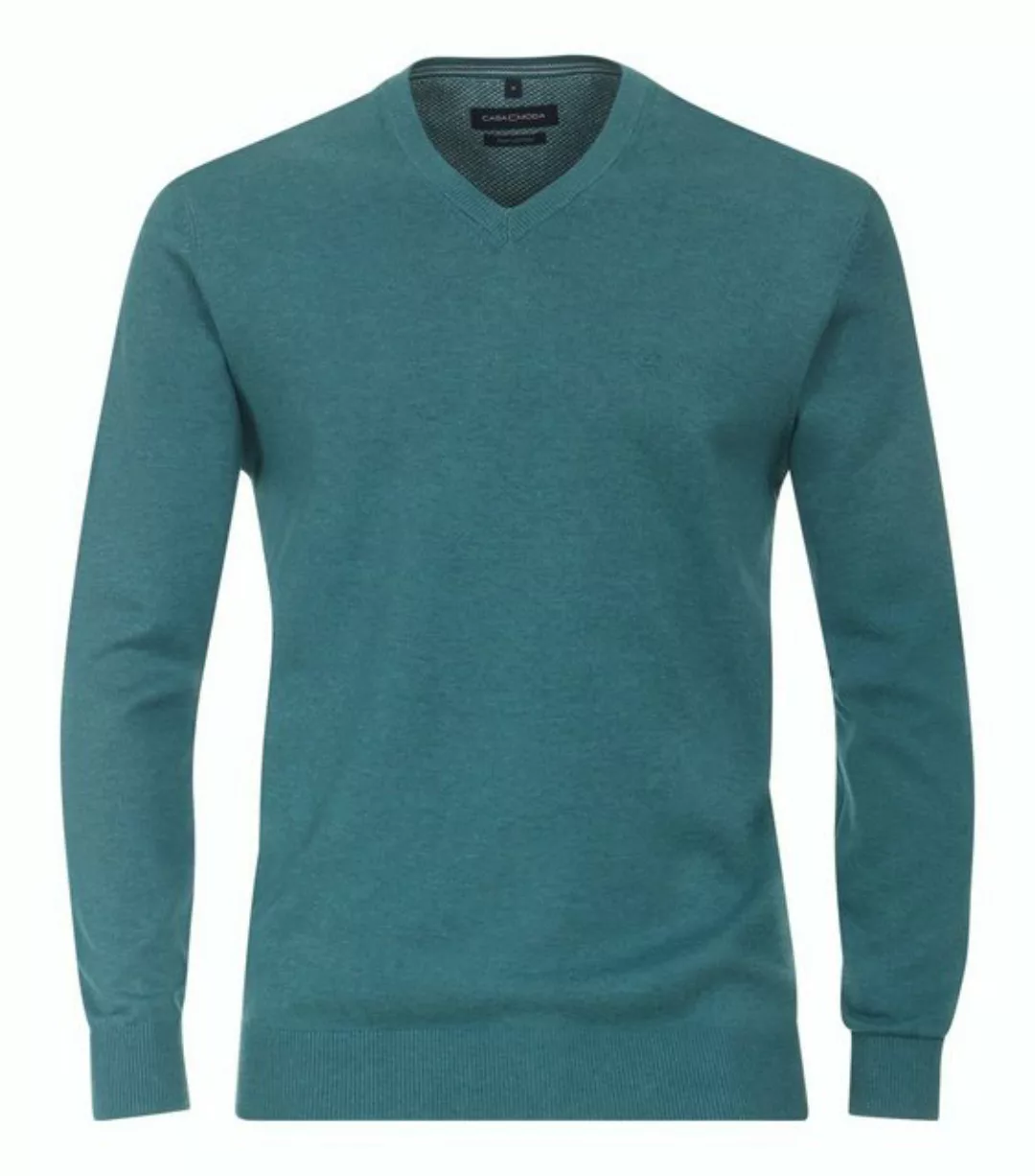 CASAMODA Wollpullover Pullover mit V-Ausschnitt uni 004430 günstig online kaufen