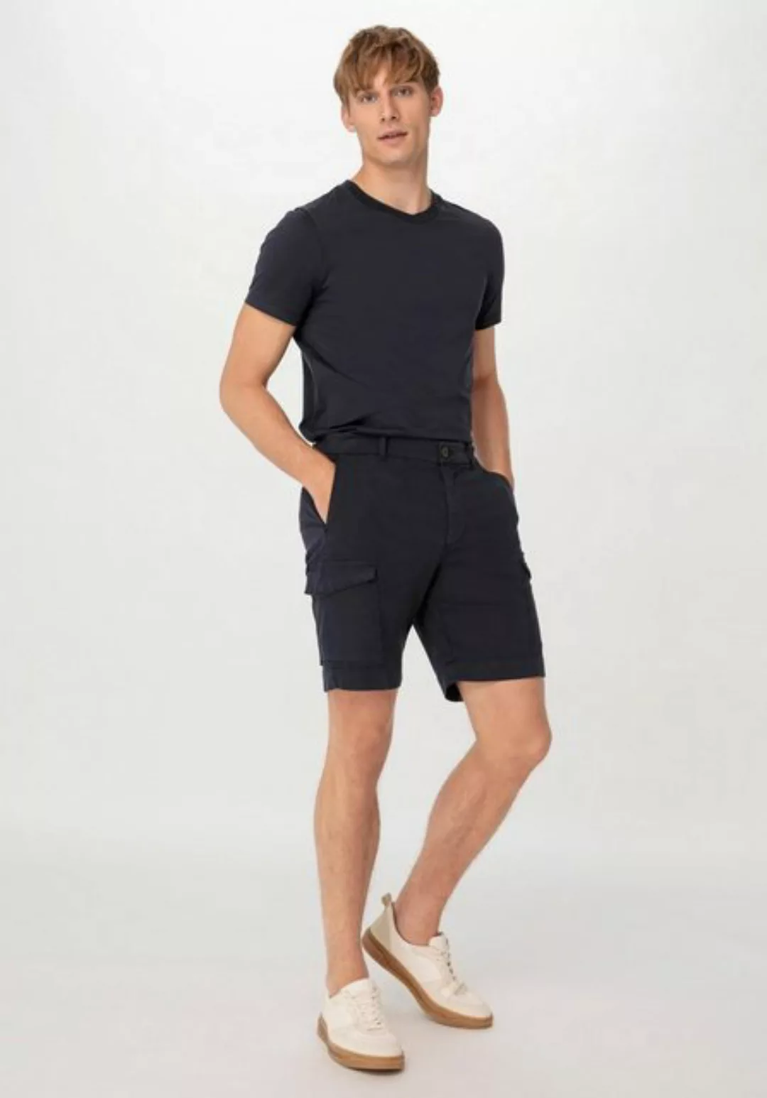 Hessnatur Chinoshorts Cargo Relaxed aus Bio-Baumwolle (1-tlg) günstig online kaufen