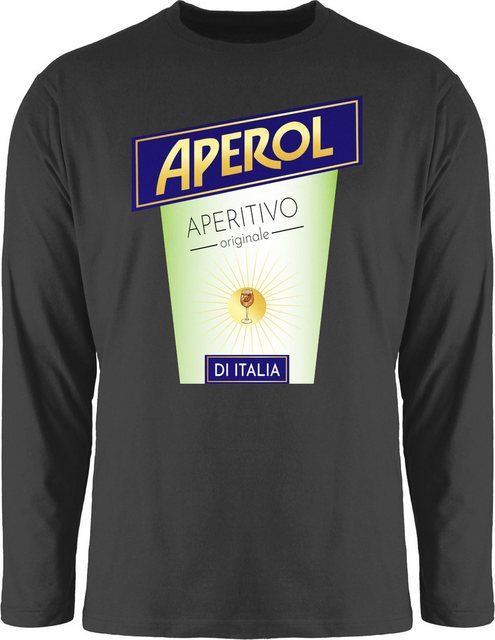 Shirtracer Rundhalsshirt Aperol Aperitivo Kostüm Flaschen Verkleidung I Kar günstig online kaufen