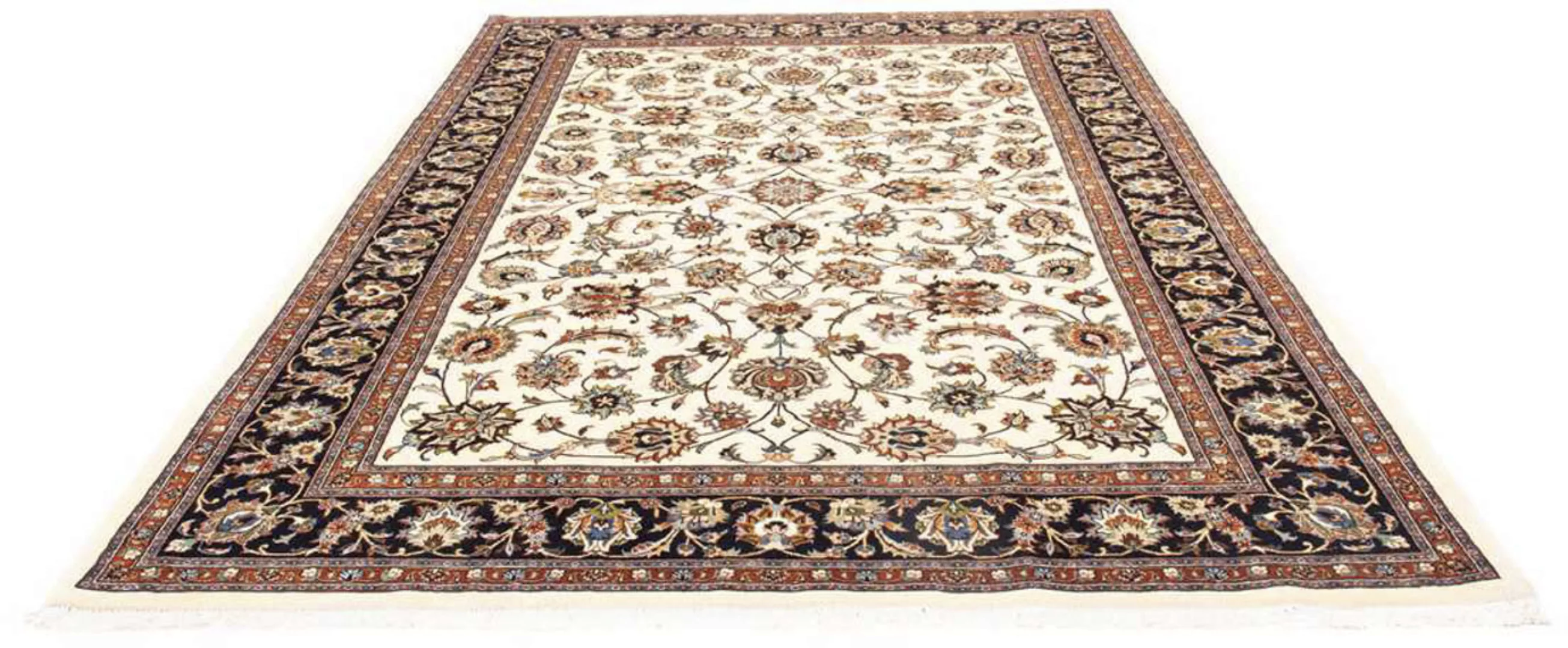 morgenland Wollteppich »Kaschmar Medaillon Blu scuro 282 x 217 cm«, rechtec günstig online kaufen