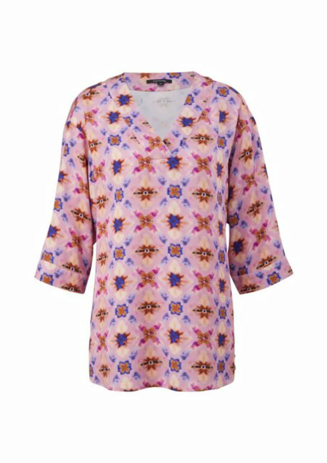 Comma 3/4-Arm-Shirt Lockere Bluse aus Viskose günstig online kaufen