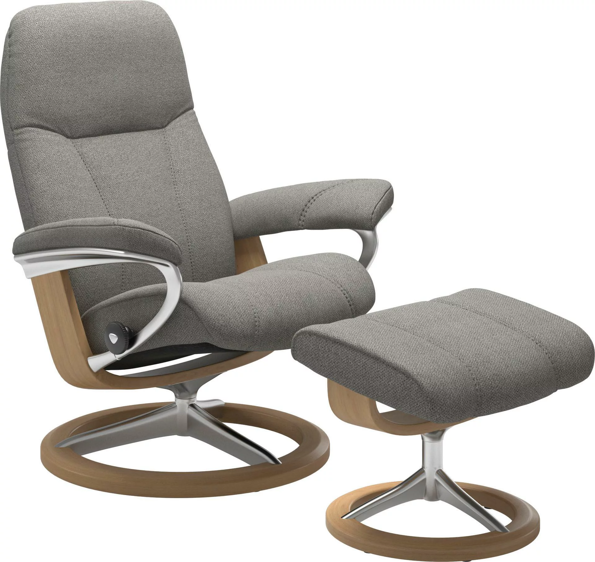 Stressless Relaxsessel "Consul", (Set, Relaxsessel mit Hocker), mit Hocker, günstig online kaufen