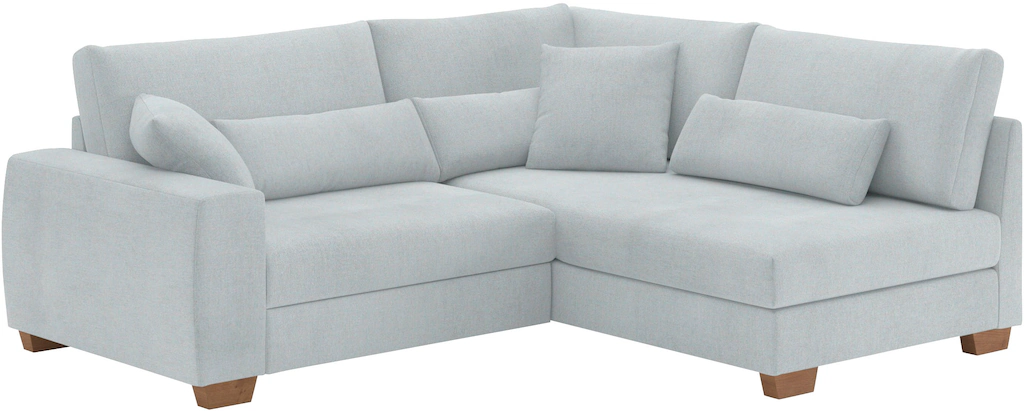 Home affaire Ecksofa "DuraSpring", mit Taschenfederkern, bis 140 kg belastb günstig online kaufen