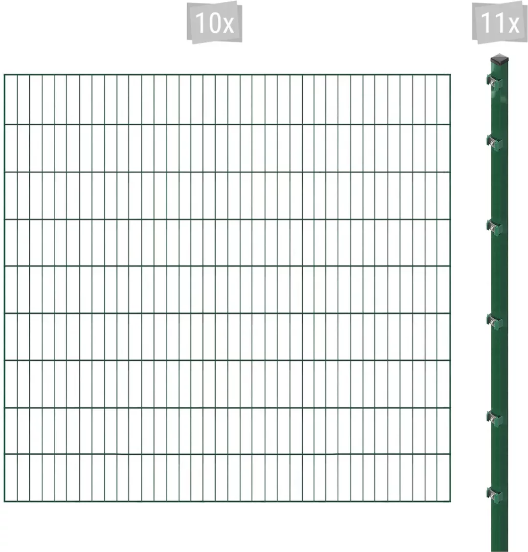 Arvotec Einstabmattenzaun "ESSENTIAL 180 zum Aufschrauben", Zaunhöhe 180 cm günstig online kaufen