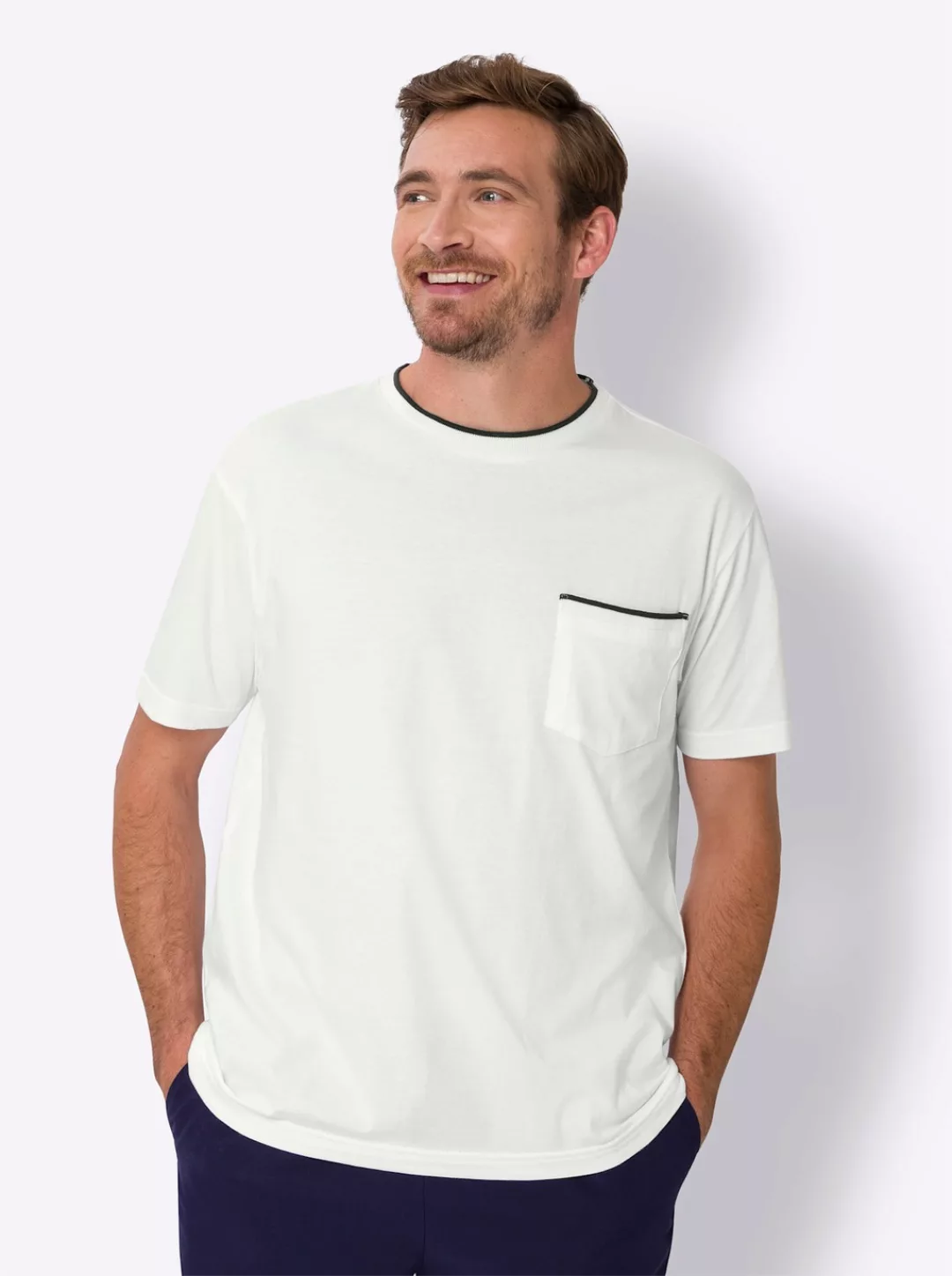 Classic T-Shirt "Freizeitshirt", (1 tlg.) günstig online kaufen