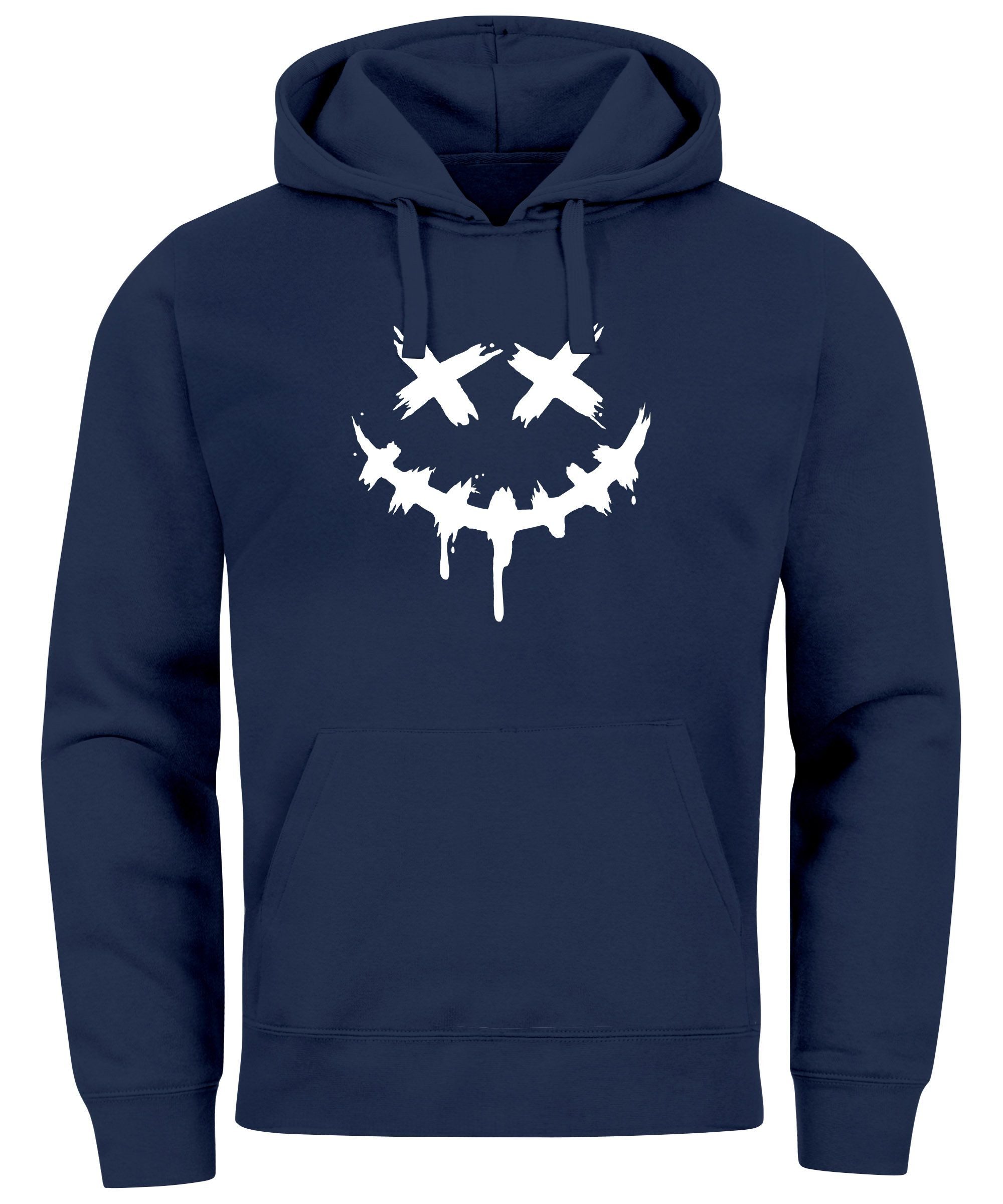 Neverless Hoodie Hoodie Herren Bedruckt Techwear günstig online kaufen