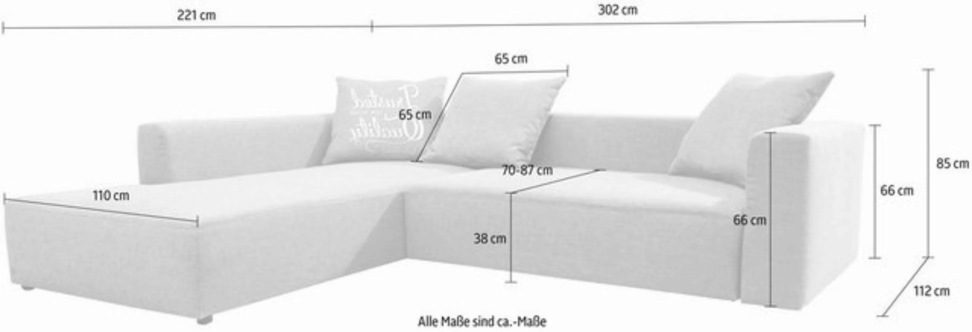 TOM TAILOR HOME Ecksofa HEAVEN CASUAL XL, aus der COLORS COLLECTION, wahlwe günstig online kaufen