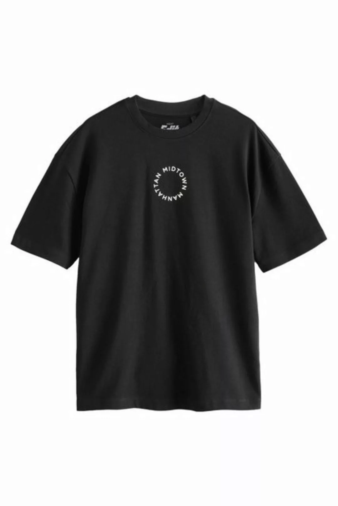 Next T-Shirt Relaxed Fit T-Shirt mit Grafik aus schwerem Stoff (1-tlg) günstig online kaufen