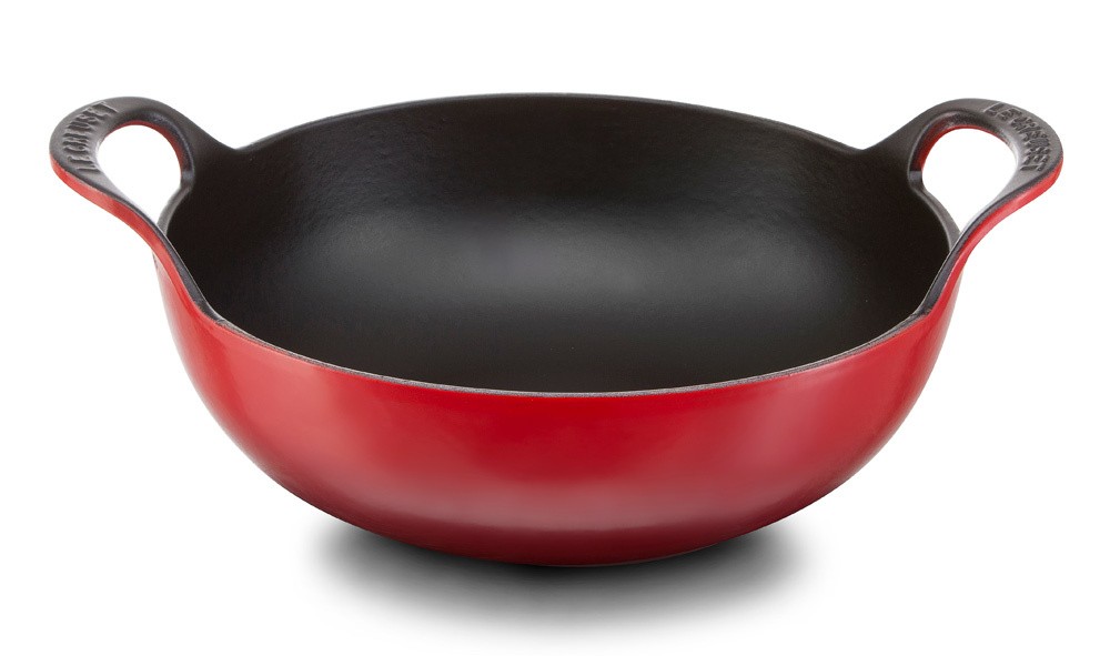 Le Creuset Balti Dish Schmorbräter Gusseisen Kirschrot 24cm günstig online kaufen