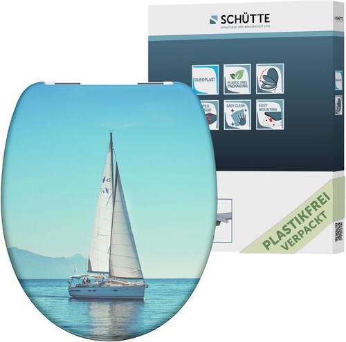 Schütte WC-Sitz "Sailing", Duroplast, mit Absenkautomatik günstig online kaufen