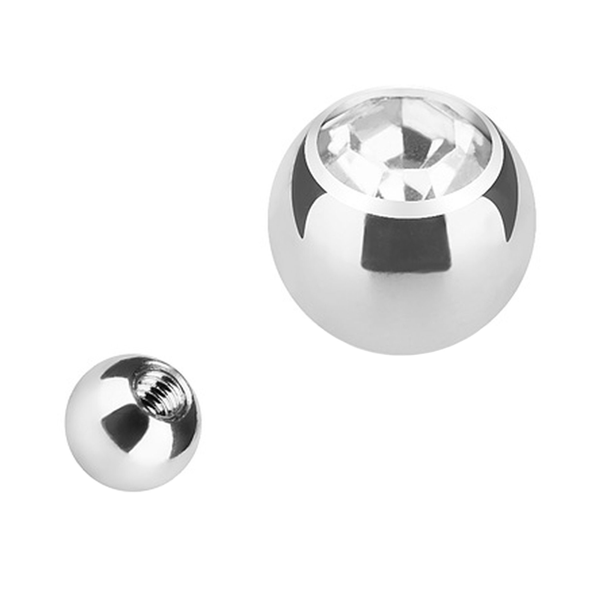 Taffstyle Piercing-Set Piercing Ersatz Schraubkugel Silber günstig online kaufen