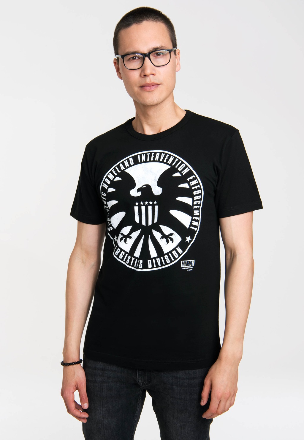 LOGOSHIRT T-Shirt "S.H.I.E.L.D. - Logo - Marvel Comics", mit Shield-Retro-P günstig online kaufen