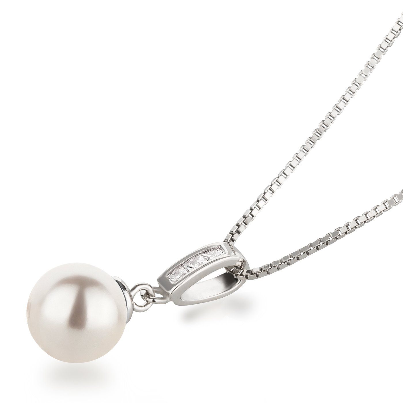 Schöner-SD Kette mit Anhänger Silberkette mit günstig online kaufen