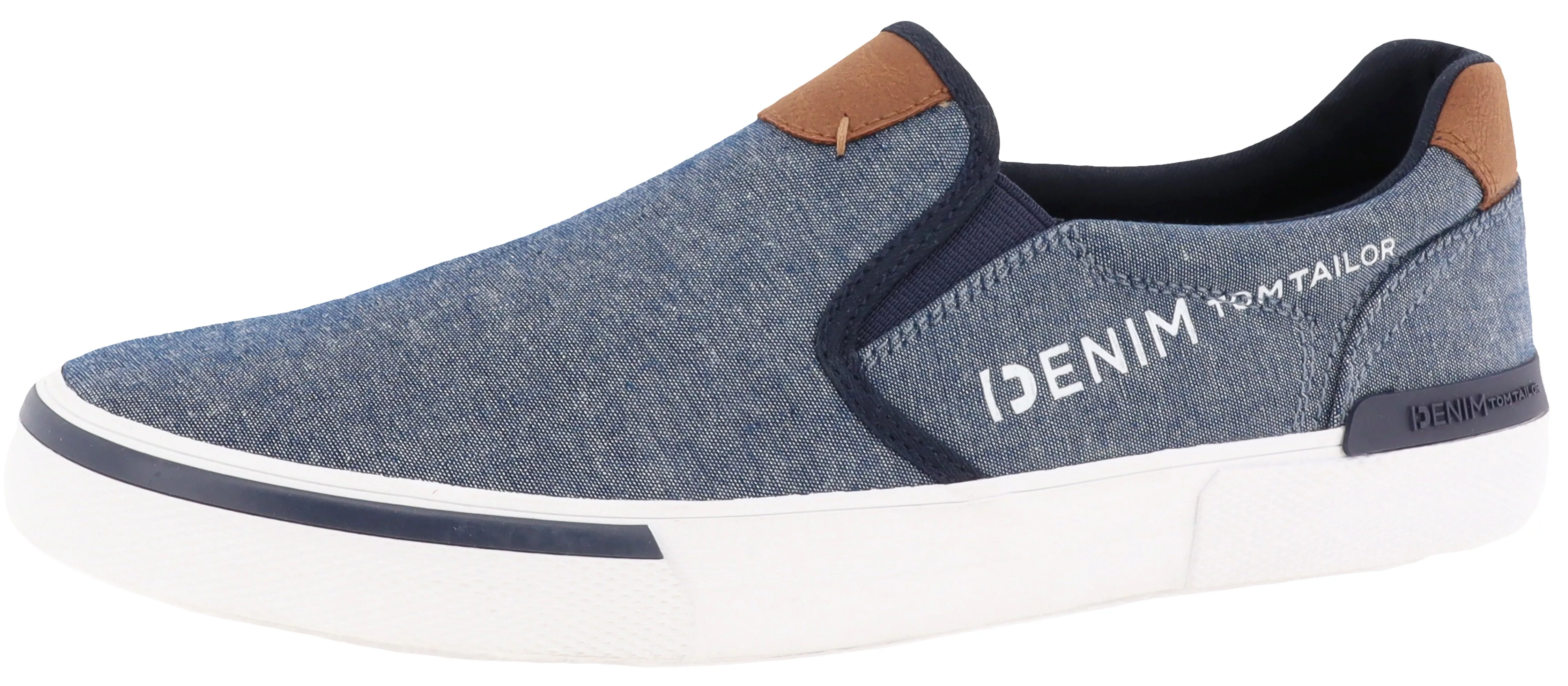 TOM TAILOR Slipper, Slip-On Sneaker, Freizeitschuh mit gepolstertem Schaftr günstig online kaufen