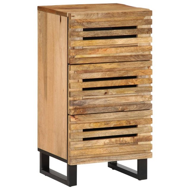 vidaXL Fächerschrank Sideboard 40x34x75 cm Raues Massives Mangoholz (1-St) günstig online kaufen