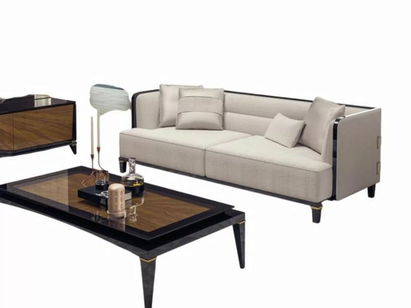 Xlmoebel Sofa Dreisitzer Sofa für das Wohnzimmer in modernem Weiß – Designe günstig online kaufen