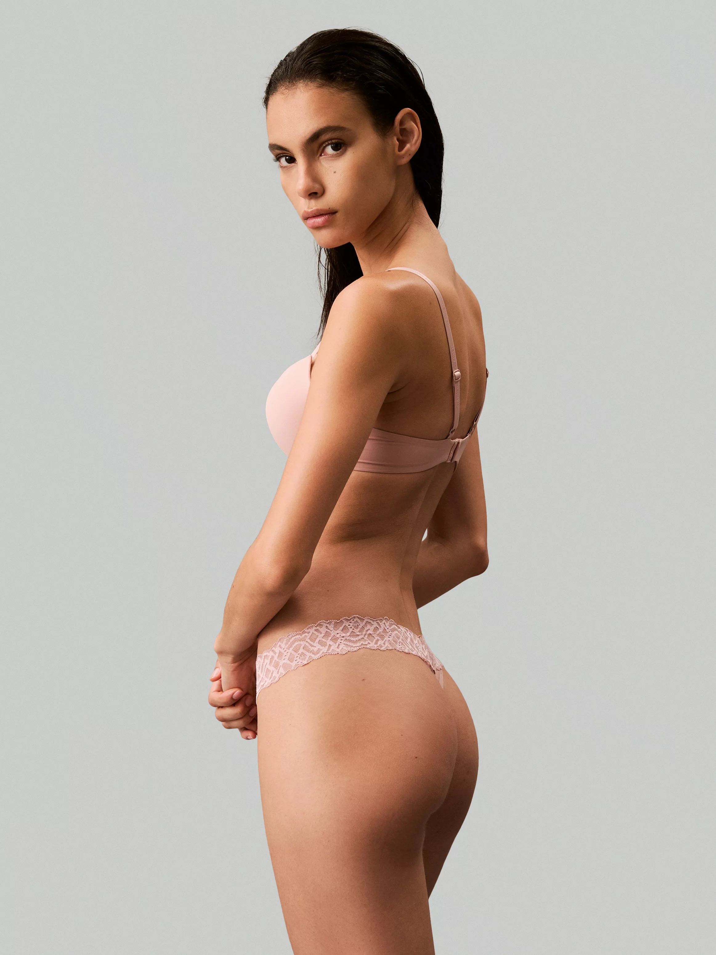 Calvin Klein Underwear Stringtanga "THONG", mit Spitze am Bund günstig online kaufen