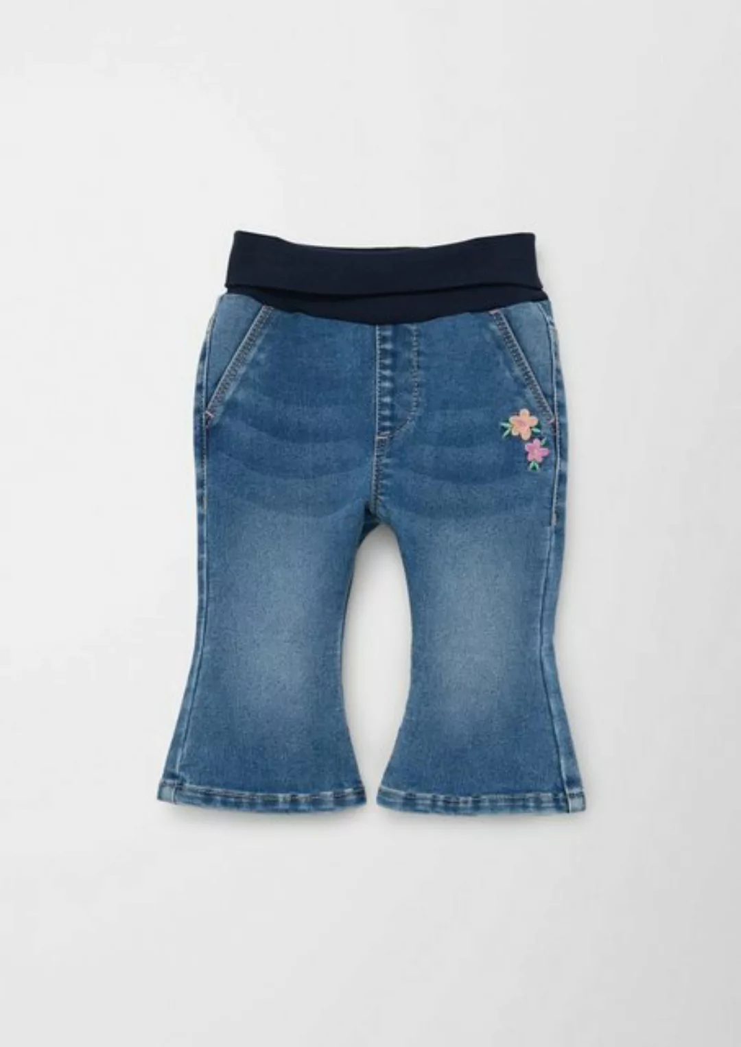 s.Oliver Stoffhose Jeans / Regular Fit / High Rise / Flared Leg / Elastikbu günstig online kaufen